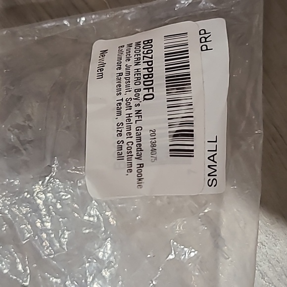 NFL Baltimore Ravens Purple Muscle Game Day Costume Size Small - Picture 3 of 3